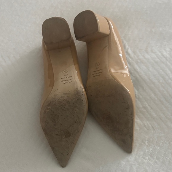 Stuart Weitzman Women's Beige Heels - Picture 2 of 3